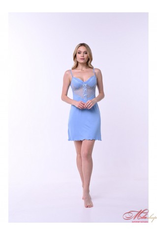 Ночная сорочка Roksana 332 голубая